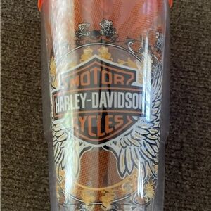 Harley-Davidson Tumbler with Black and Gold Accents